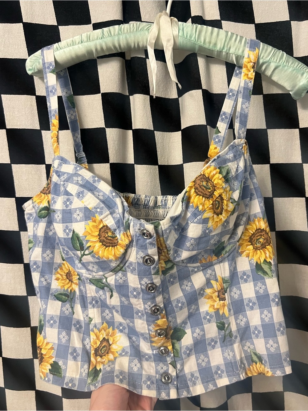 Vintage Moda Intl Sunflower Tank Top